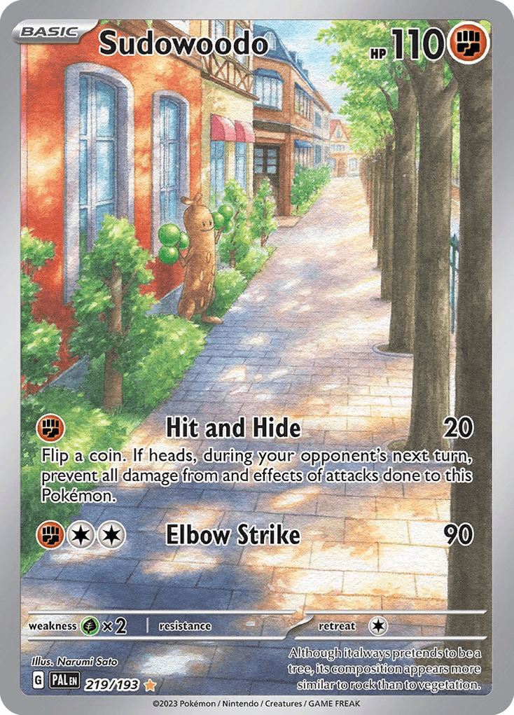 Sudowoodo Paldea Evolved