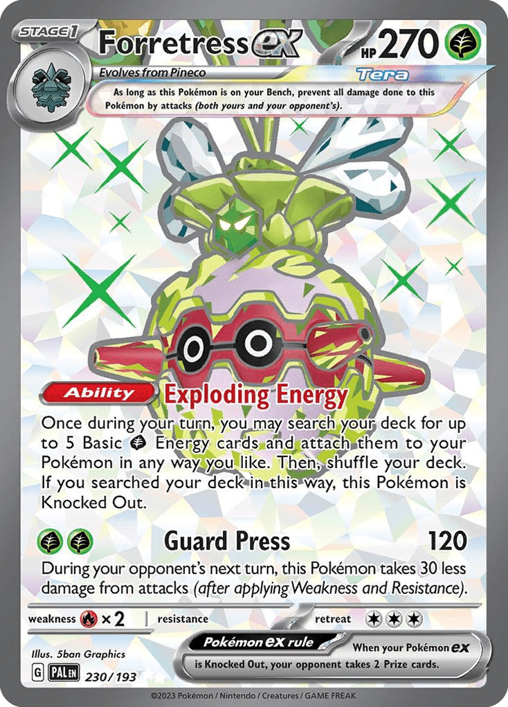 Forretress ex Paldea Evolved