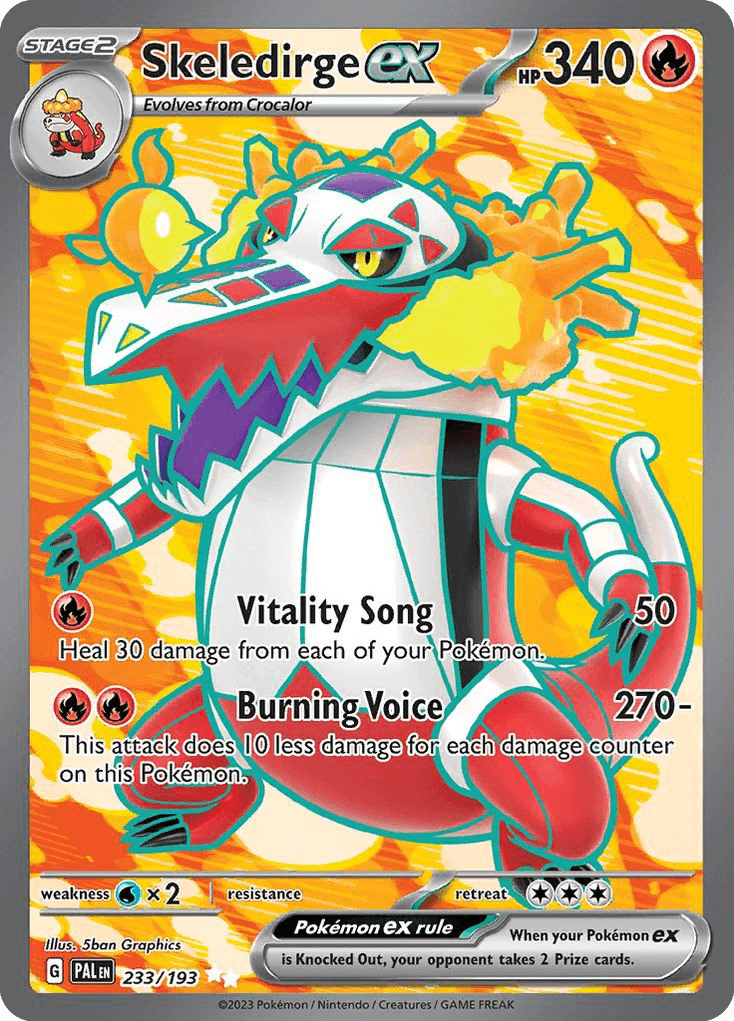 Skeledirge ex Paldea Evolved