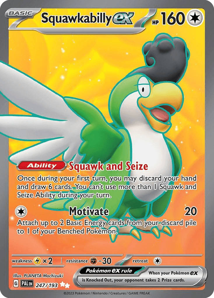 Squawkabilly ex Paldea Evolved