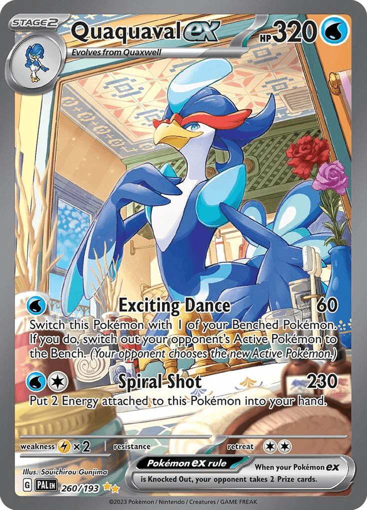 Quaquaval ex Paldea Evolved