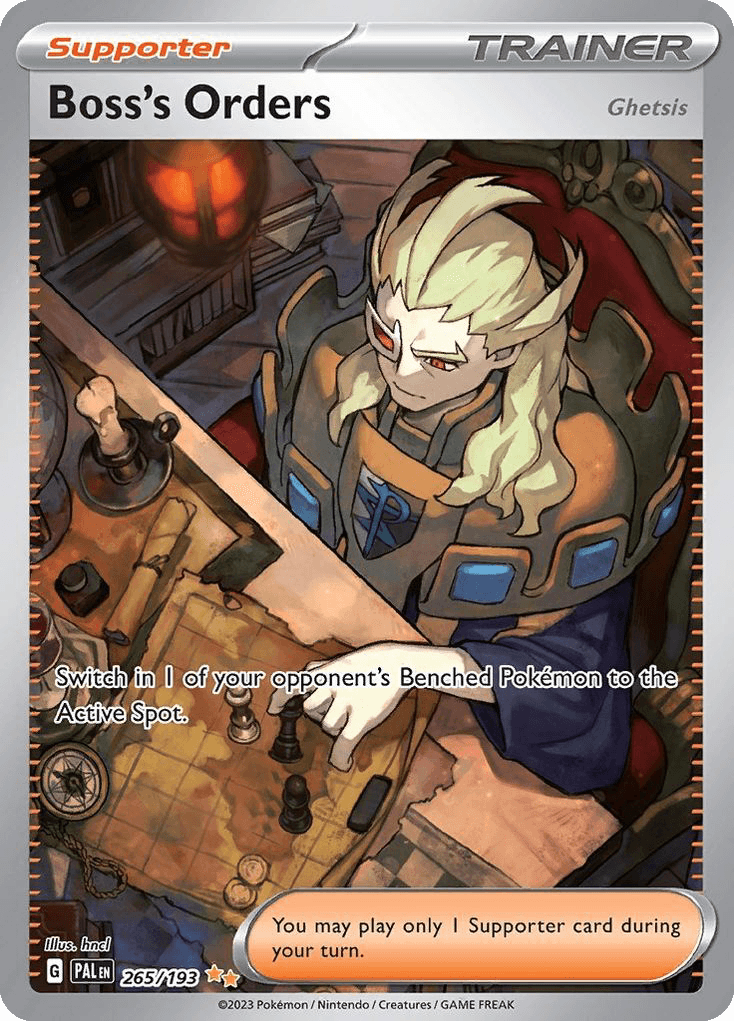 Boss's Orders (Ghetsis) Paldea Evolved