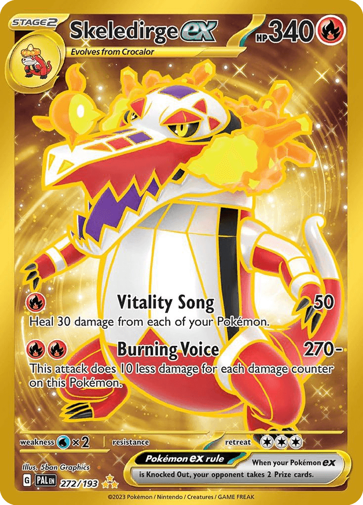 Skeledirge ex Paldea Evolved
