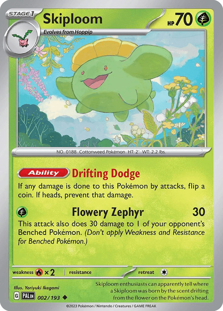 Skiploom Paldea Evolved