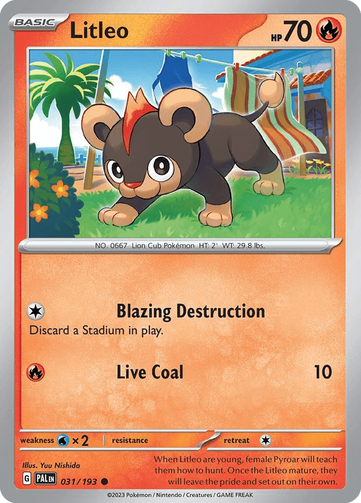 Litleo Paldea Evolved