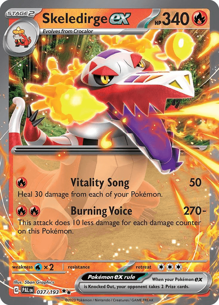 Skeledirge ex Paldea Evolved