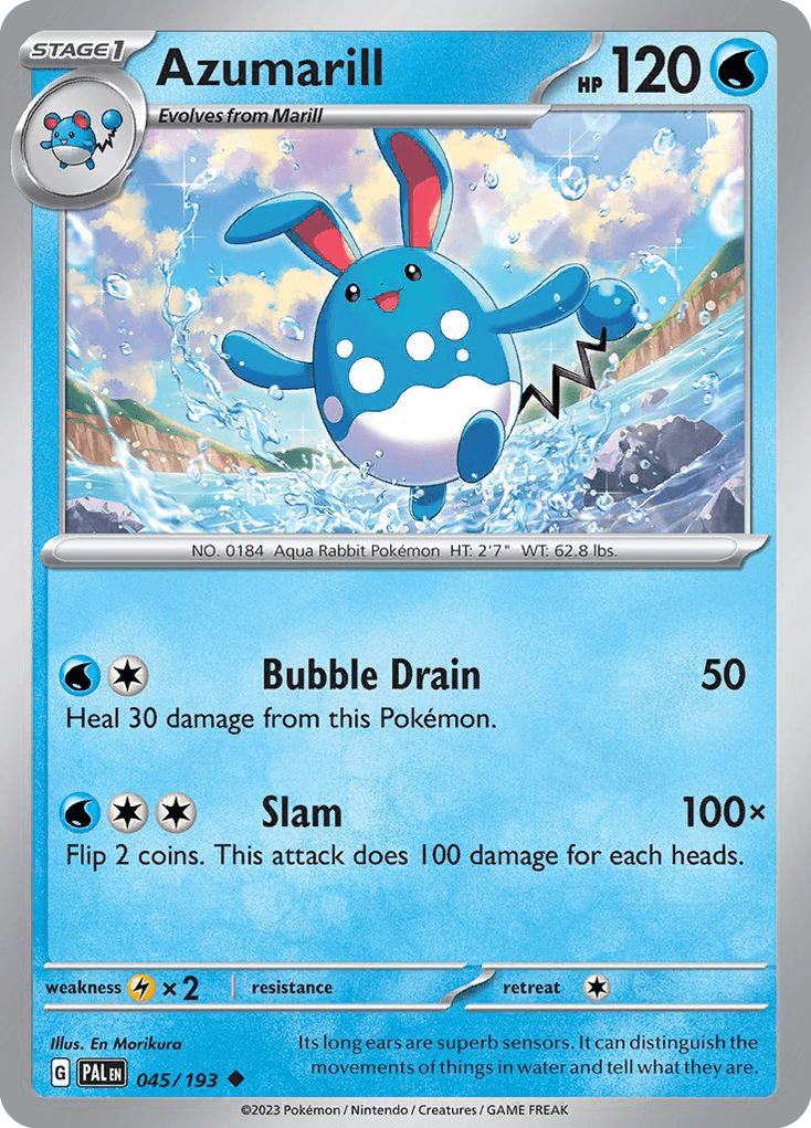 Azumarill Paldea Evolved