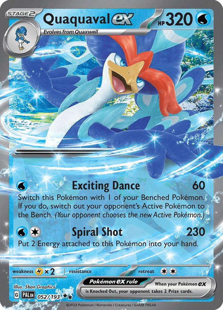 Quaquaval ex Paldea Evolved