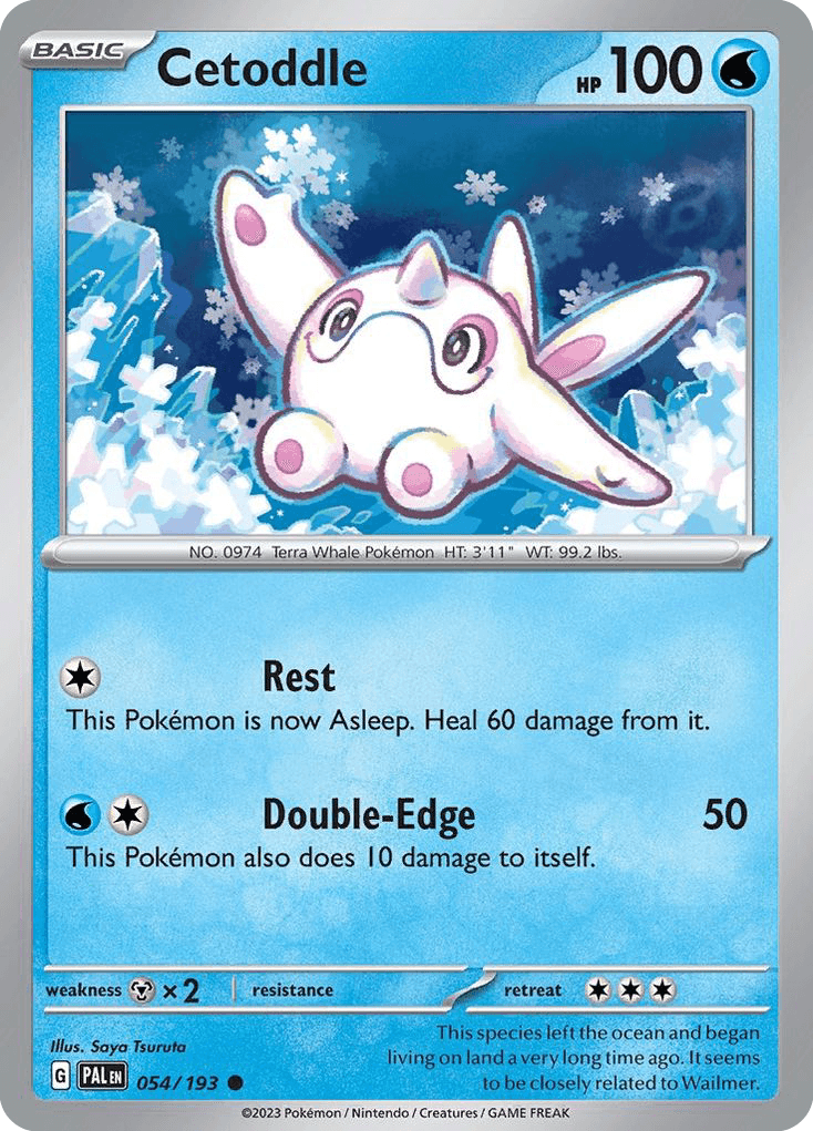 Cetoddle Paldea Evolved
