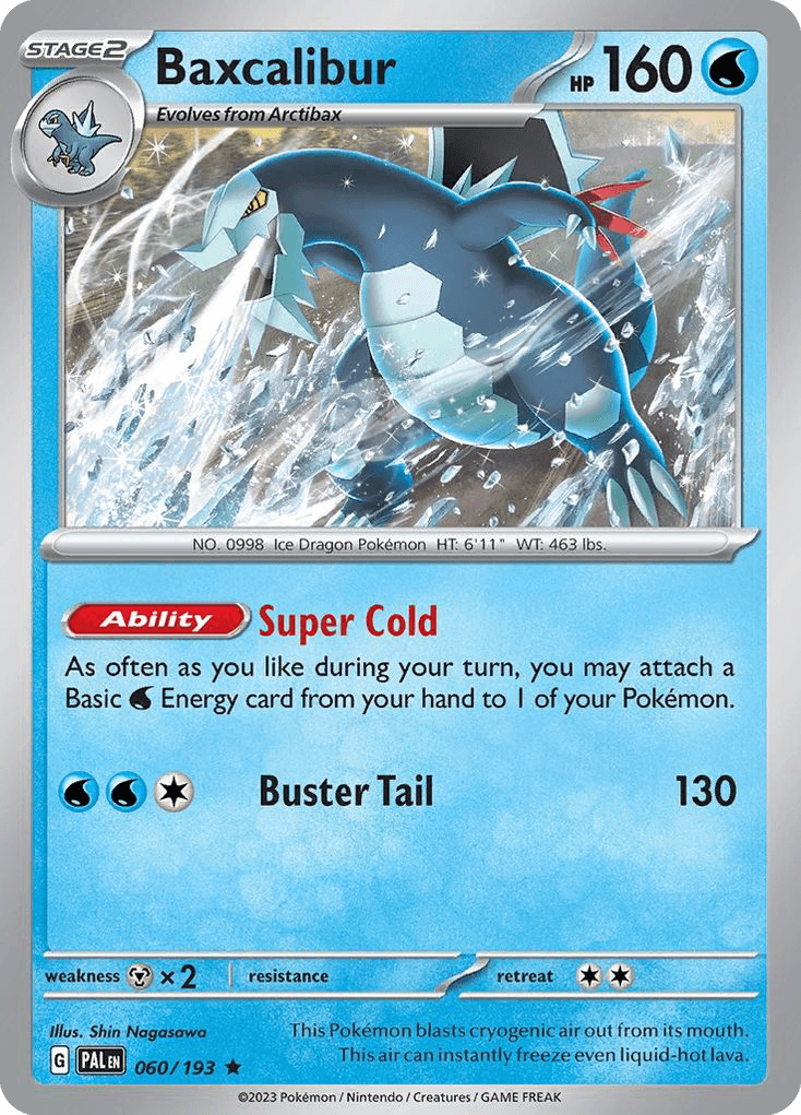 Baxcalibur Paldea Evolved