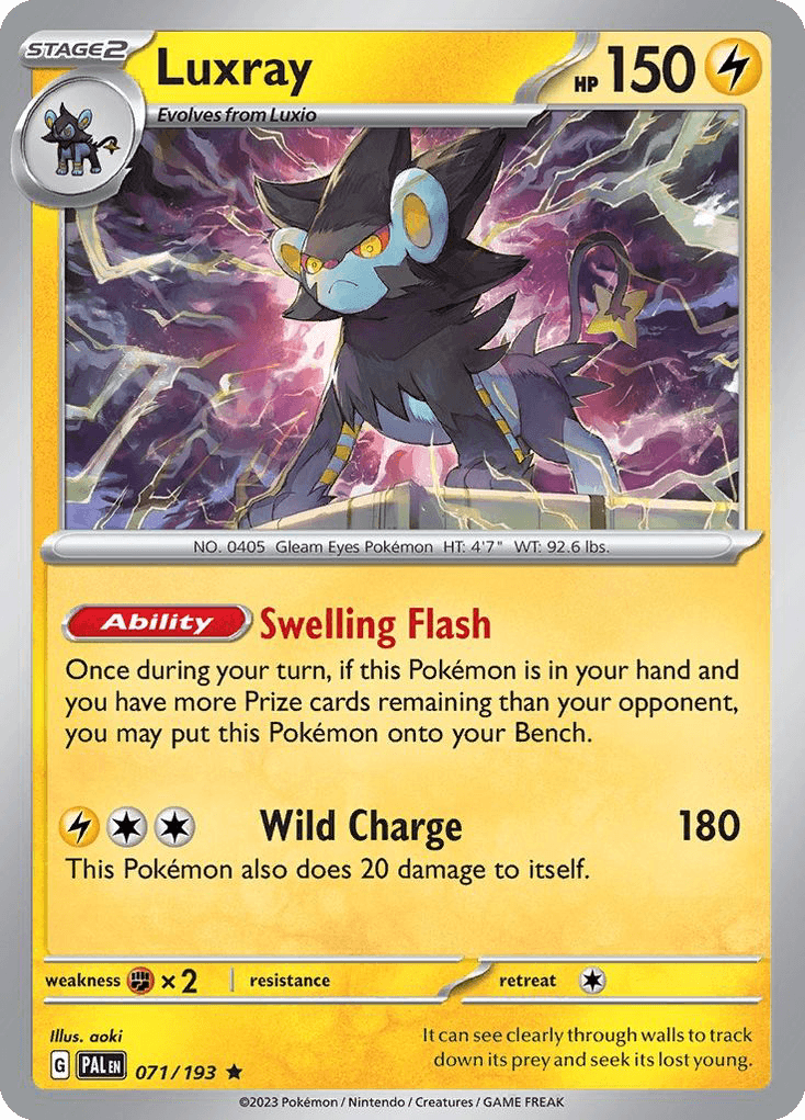 Luxray Paldea Evolved