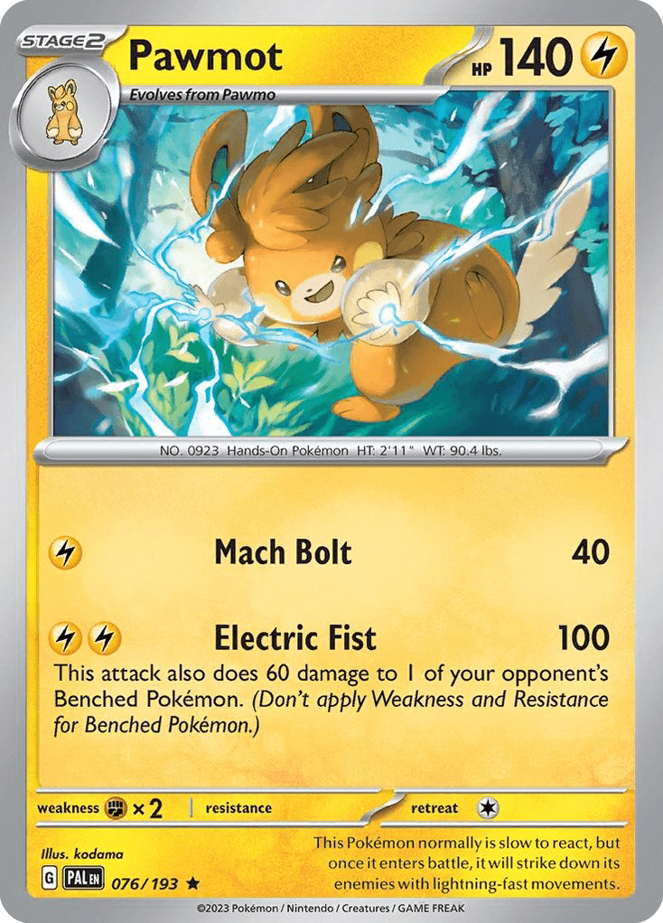 Pawmot Paldea Evolved