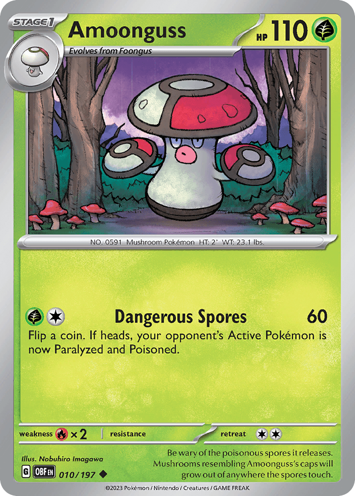 Amoonguss Obsidian Flames