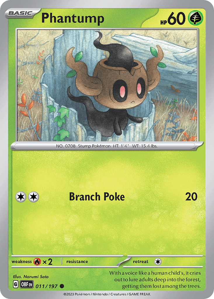 Phantump Obsidian Flames