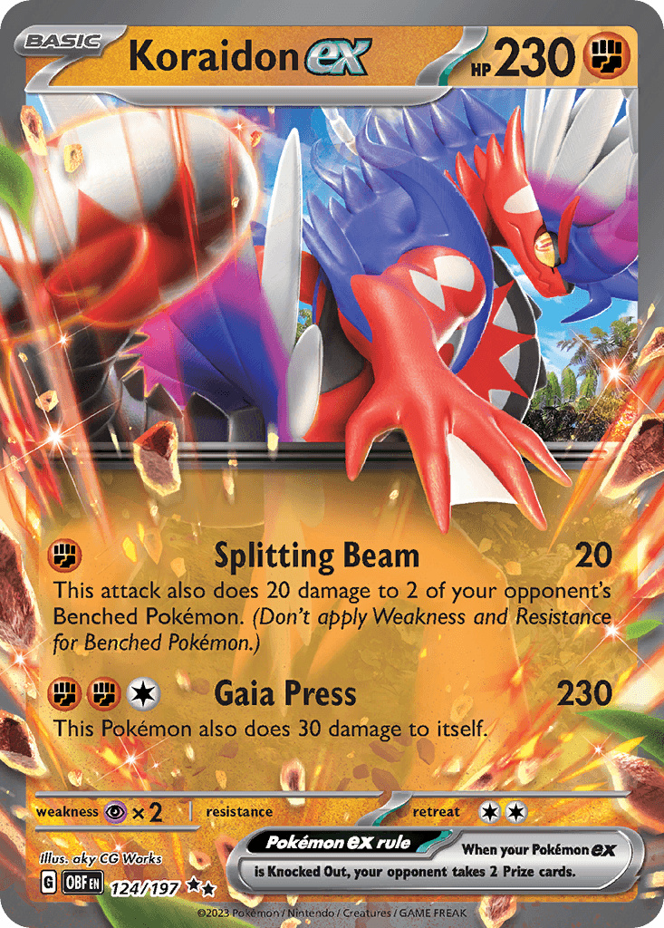 Koraidon ex Obsidian Flames