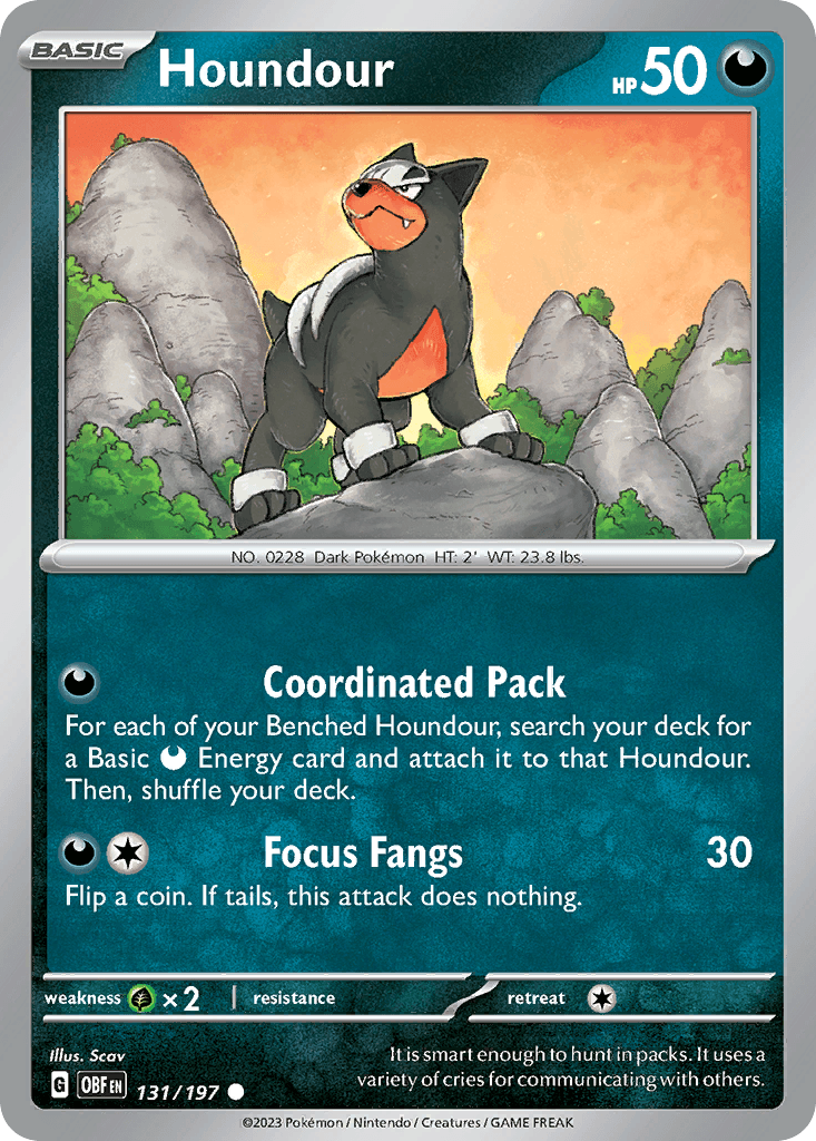 Houndour Obsidian Flames