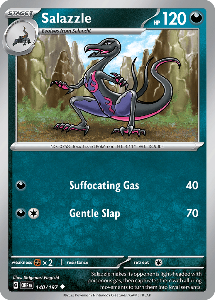 Salazzle Obsidian Flames