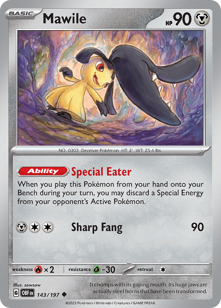 Mawile Obsidian Flames