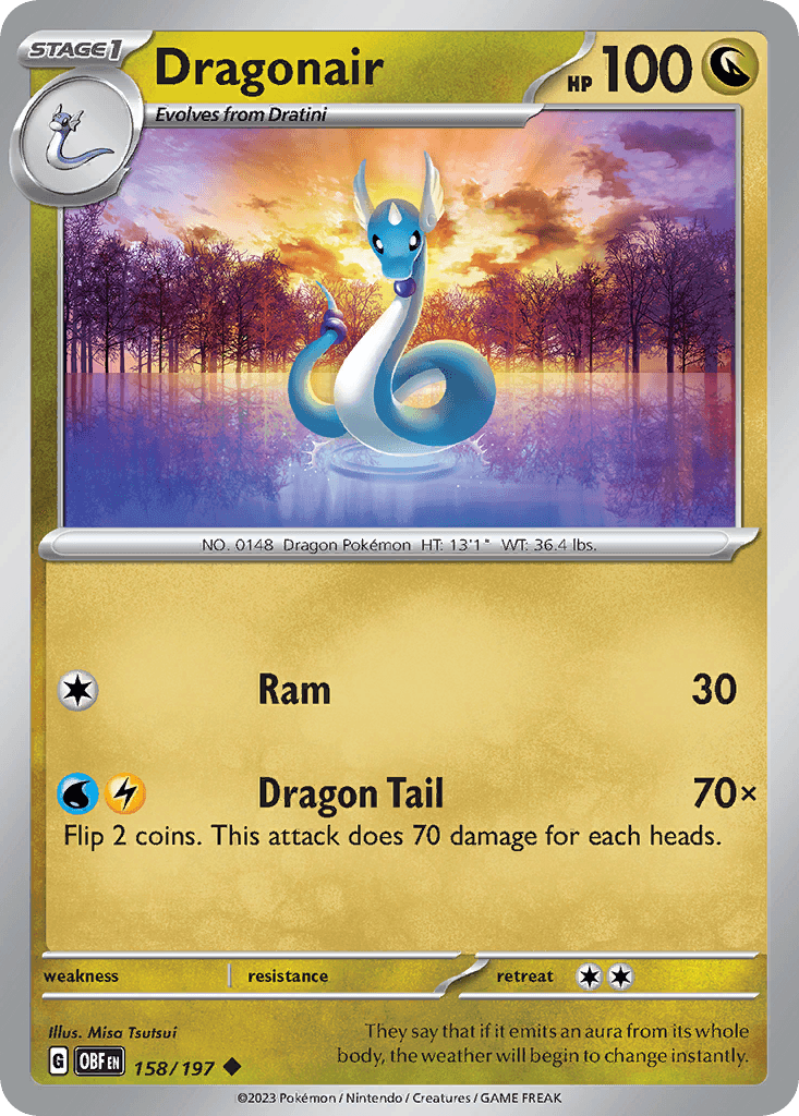 Dragonair Obsidian Flames