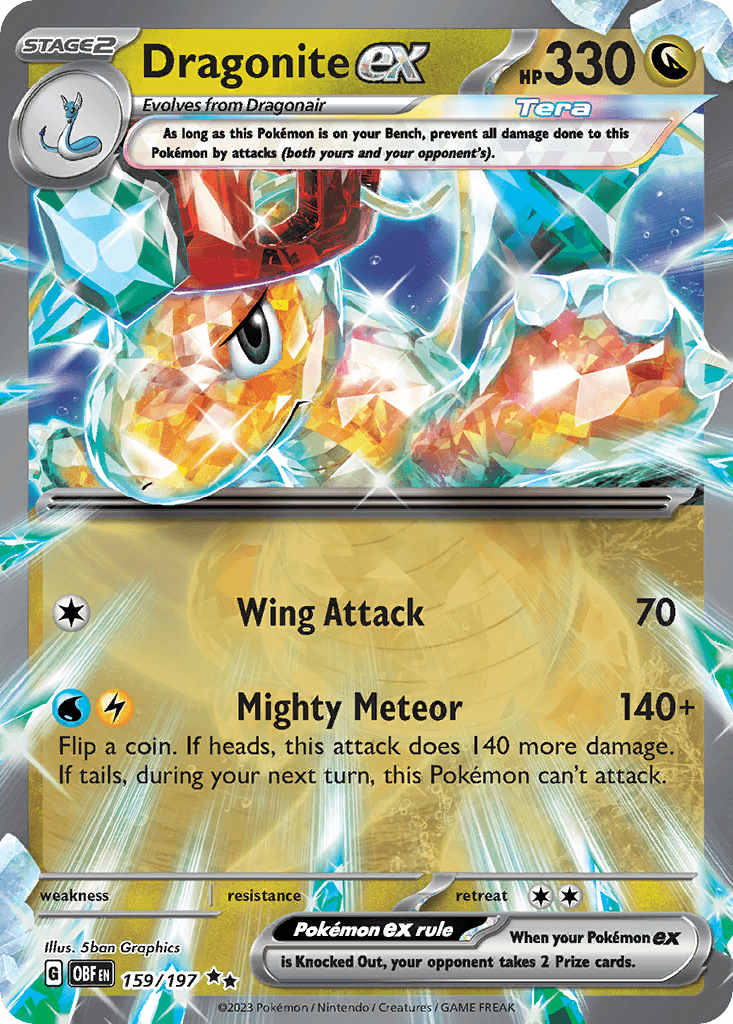 Dragonite ex Obsidian Flames