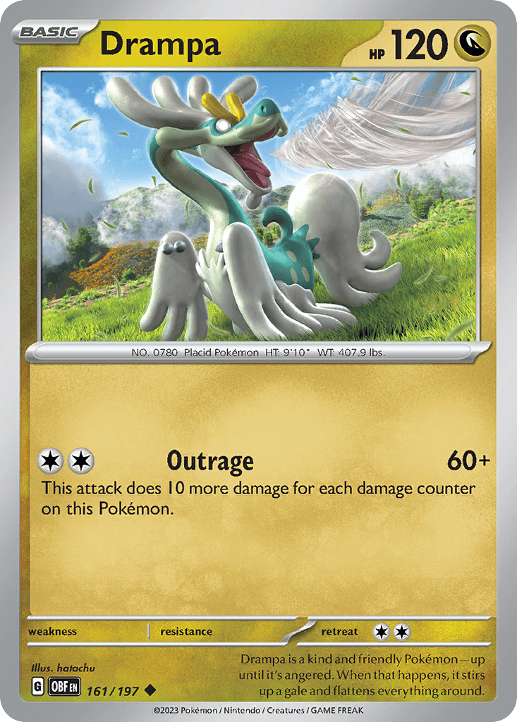 Drampa Obsidian Flames