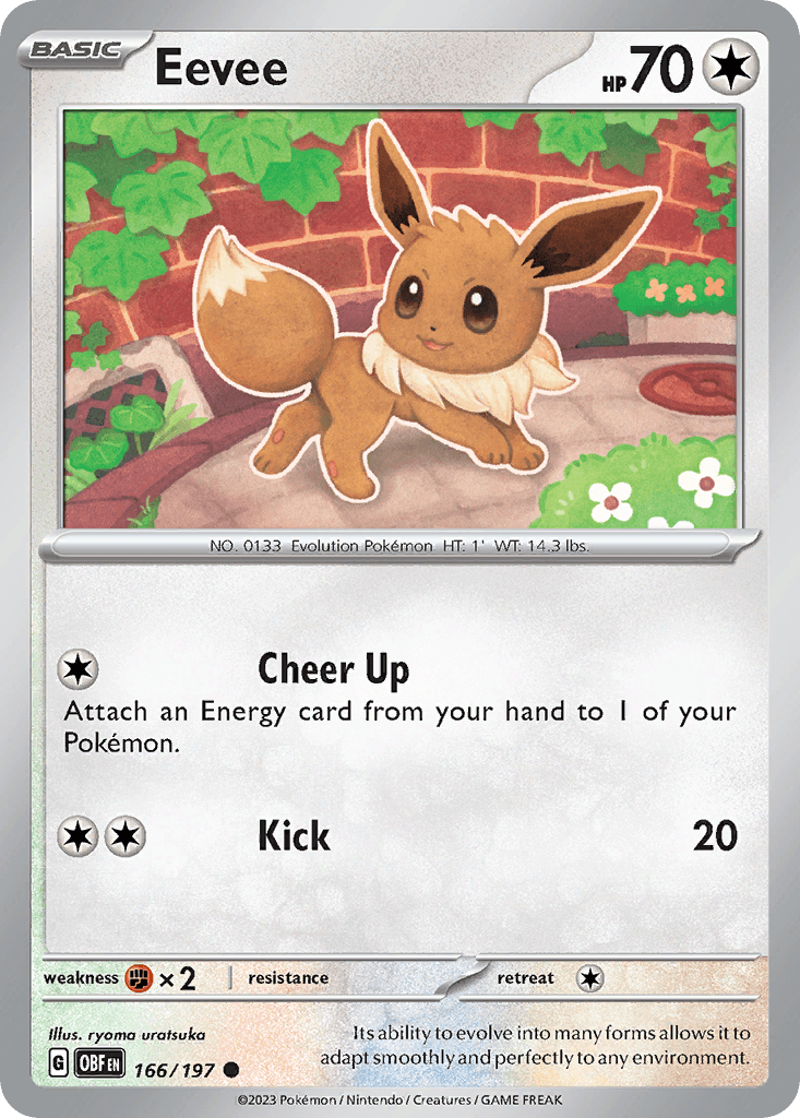 Eevee Obsidian Flames