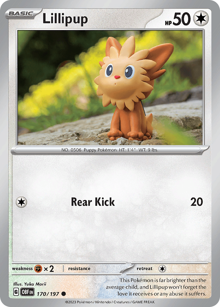 Lillipup Obsidian Flames