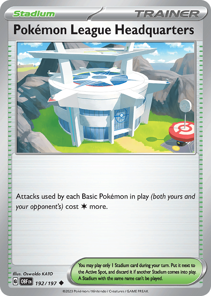 Pokémon League Headquarters Obsidian Flames