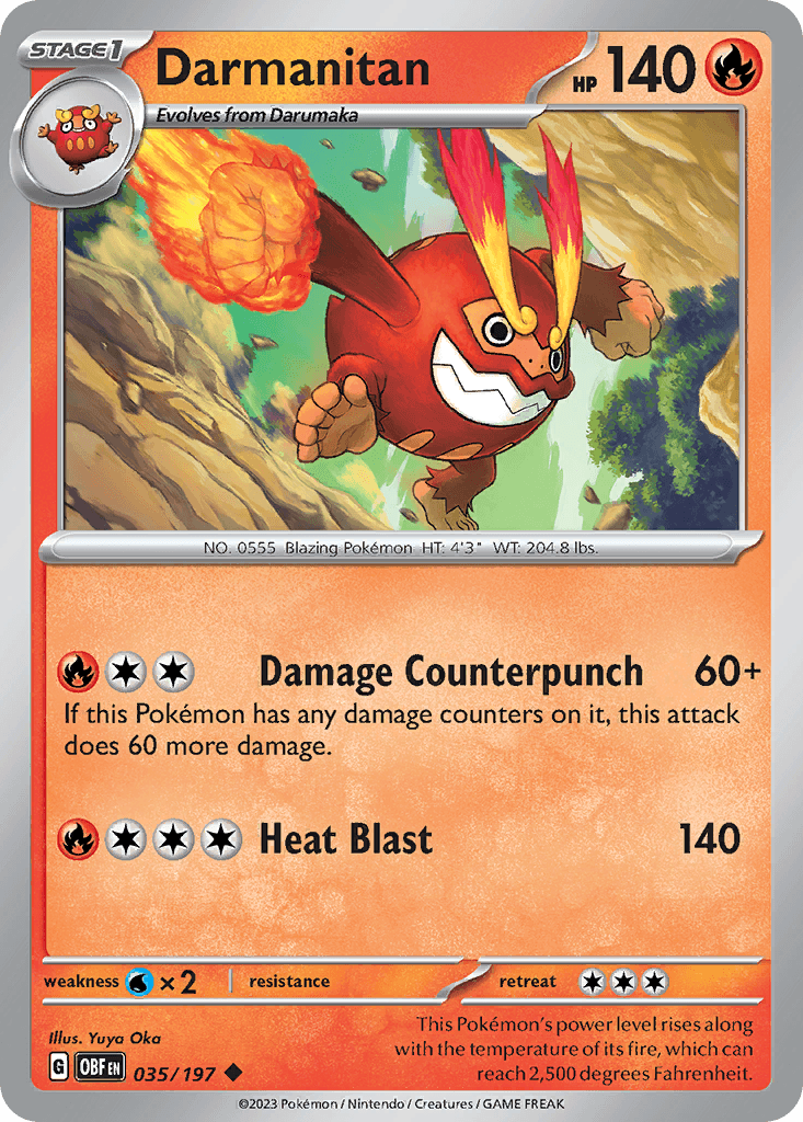 Darmanitan Obsidian Flames