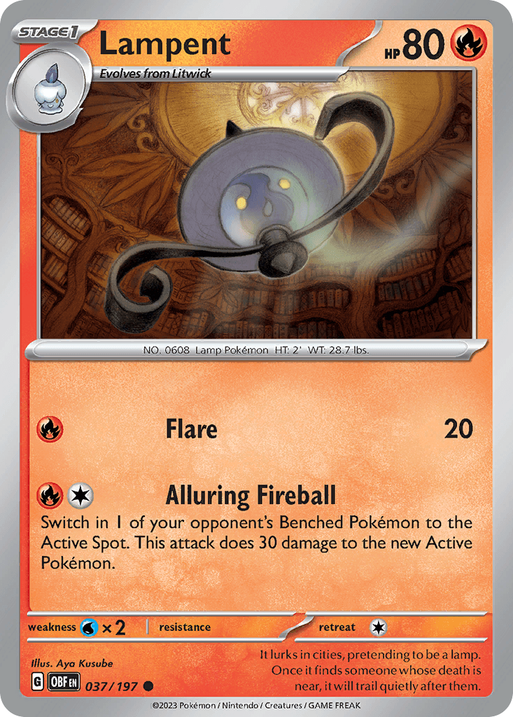 Lampent Obsidian Flames
