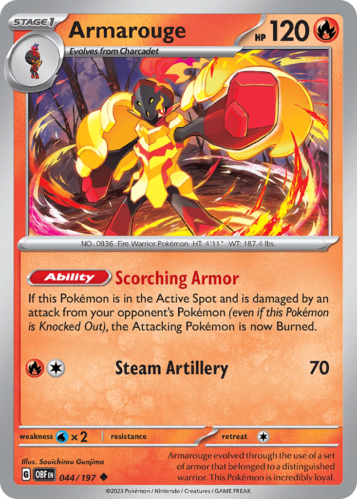Armarouge Obsidian Flames