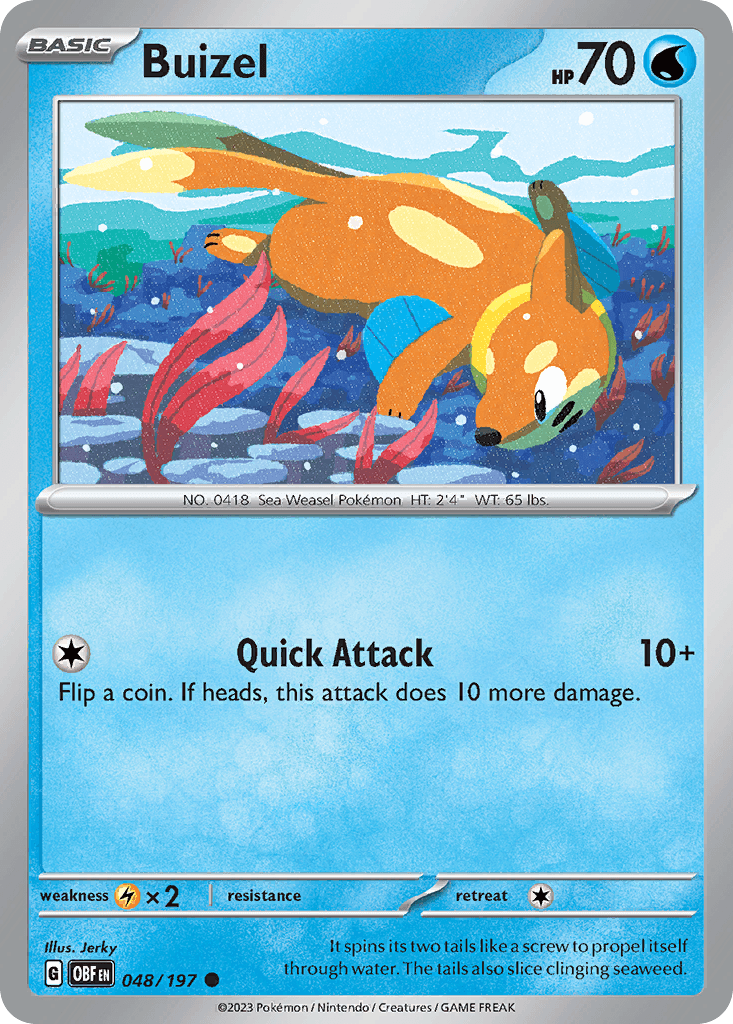 Buizel Obsidian Flames