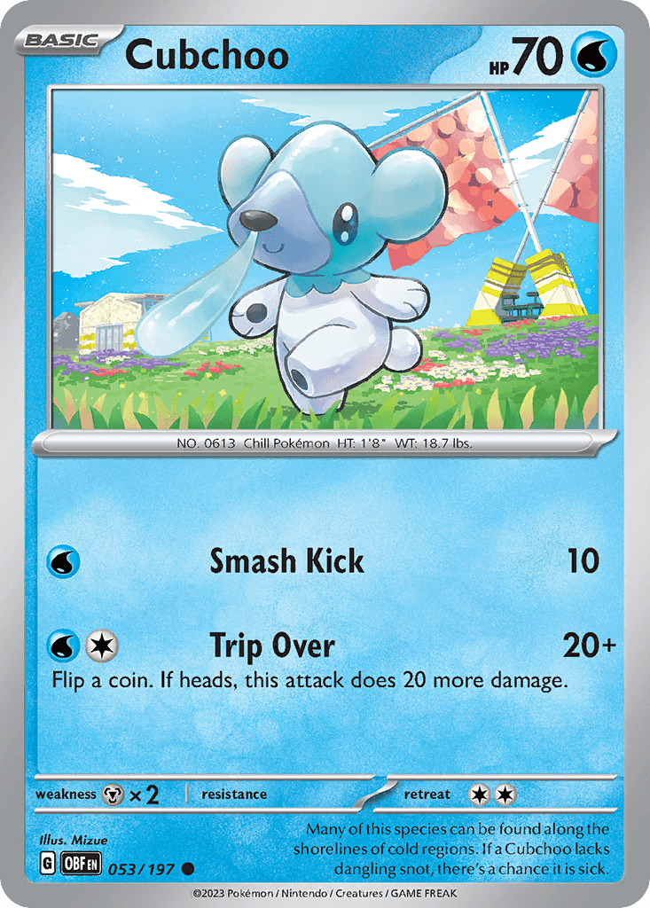 Cubchoo Obsidian Flames