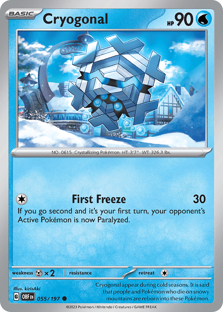 Cryogonal Obsidian Flames