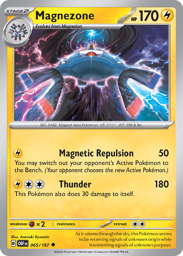 Magnezone Obsidian Flames
