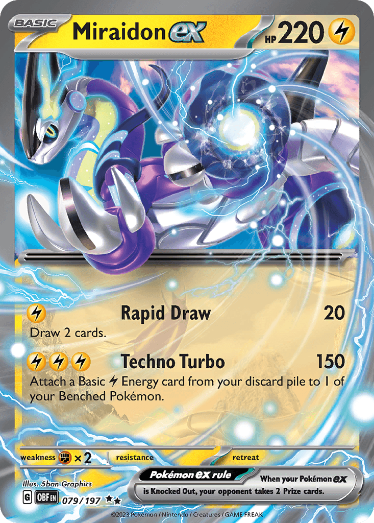 Miraidon ex Obsidian Flames
