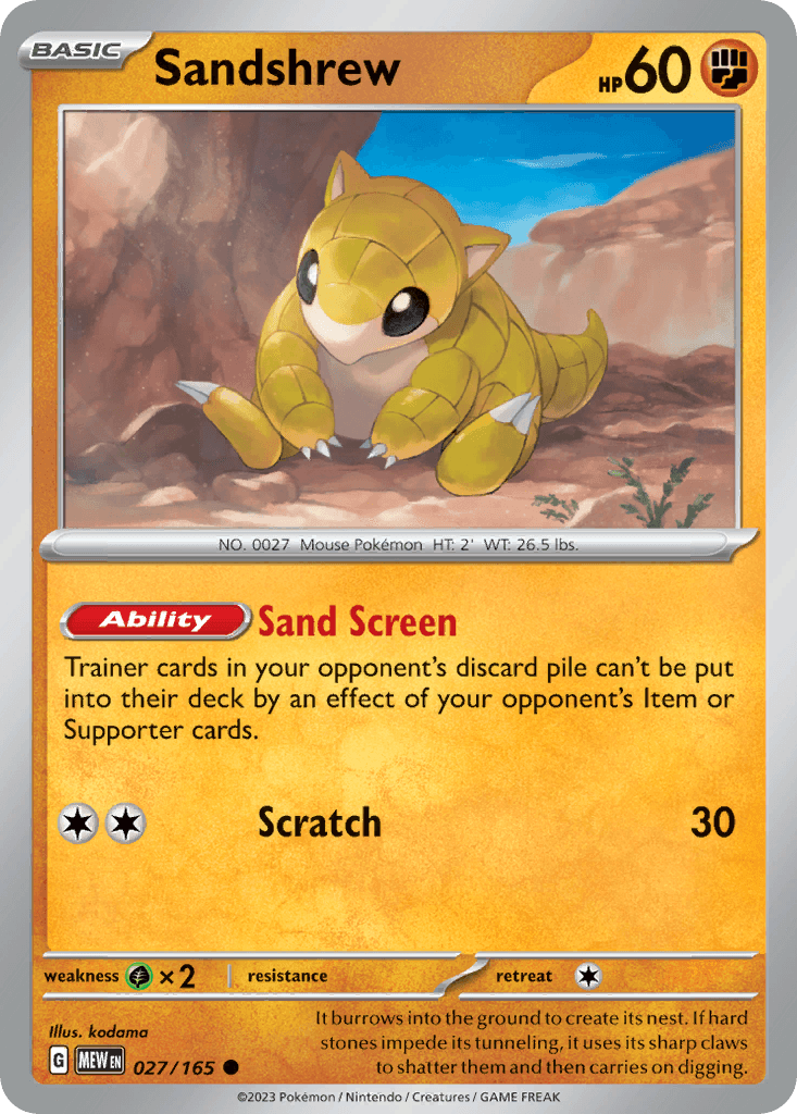 Sandshrew 151