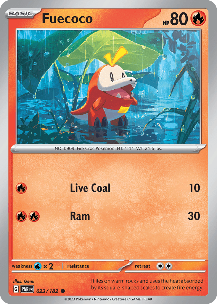 Fuecoco Paradox Rift