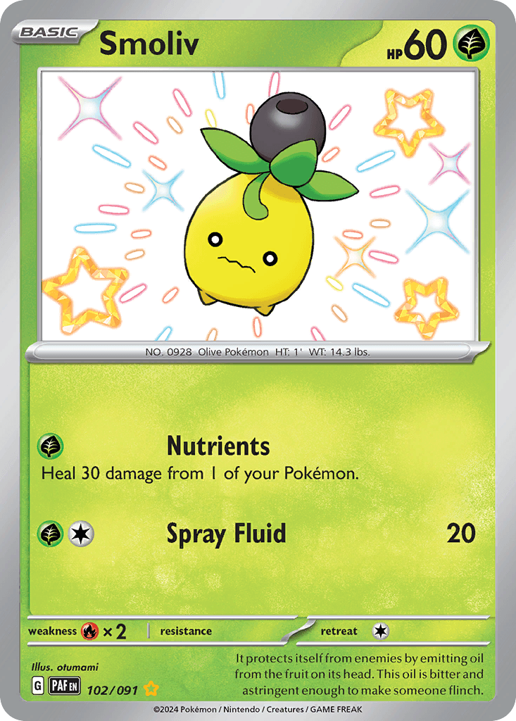 Smoliv Paldean Fates