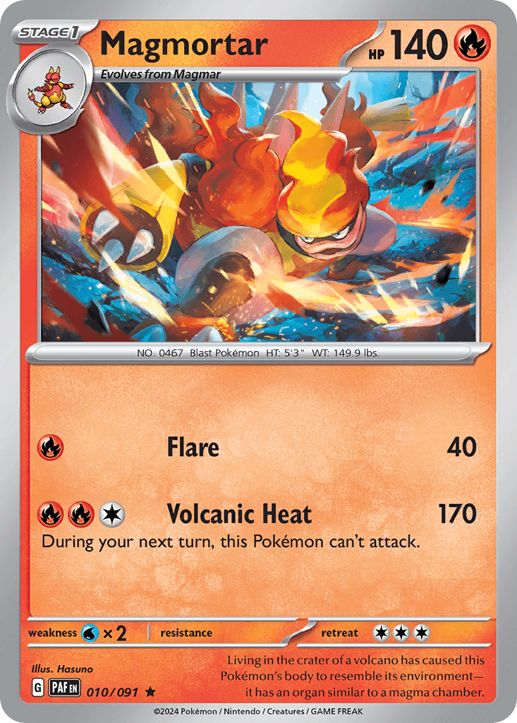 Magmortar Paldean Fates