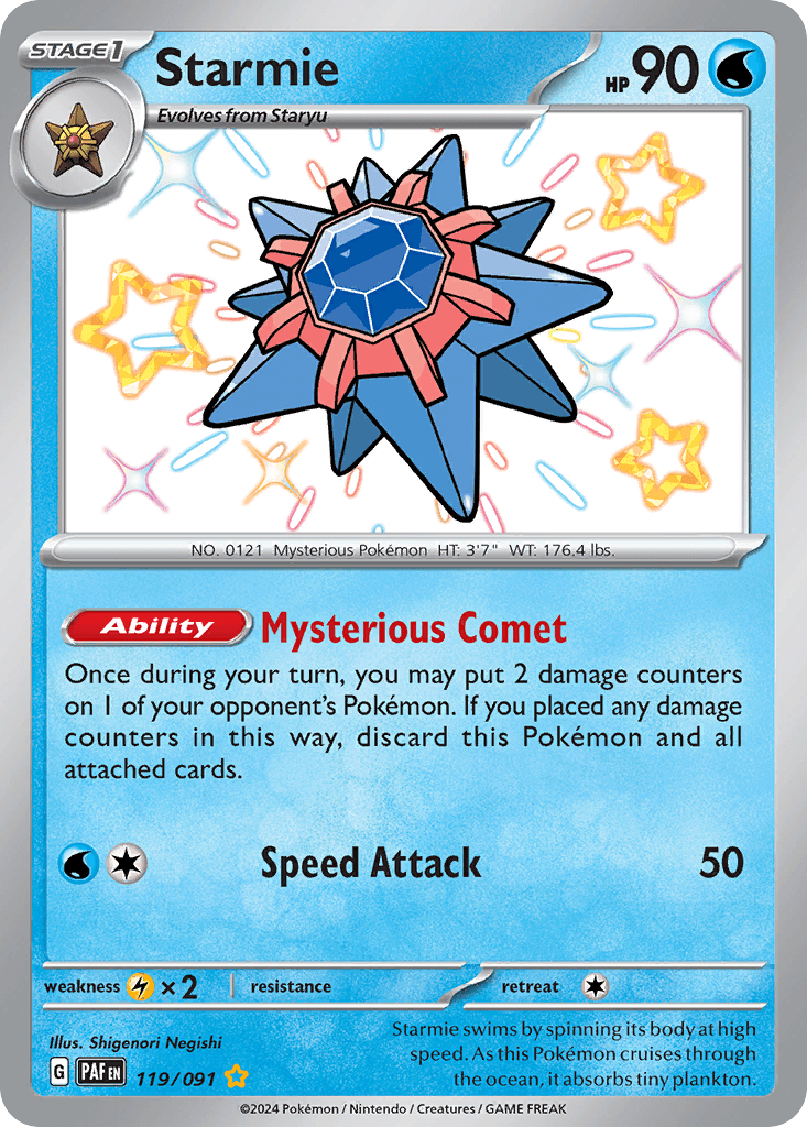 Starmie Paldean Fates