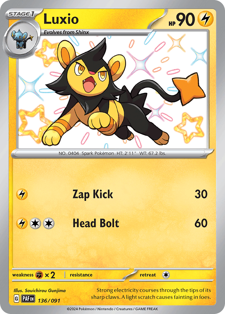 Luxio Paldean Fates