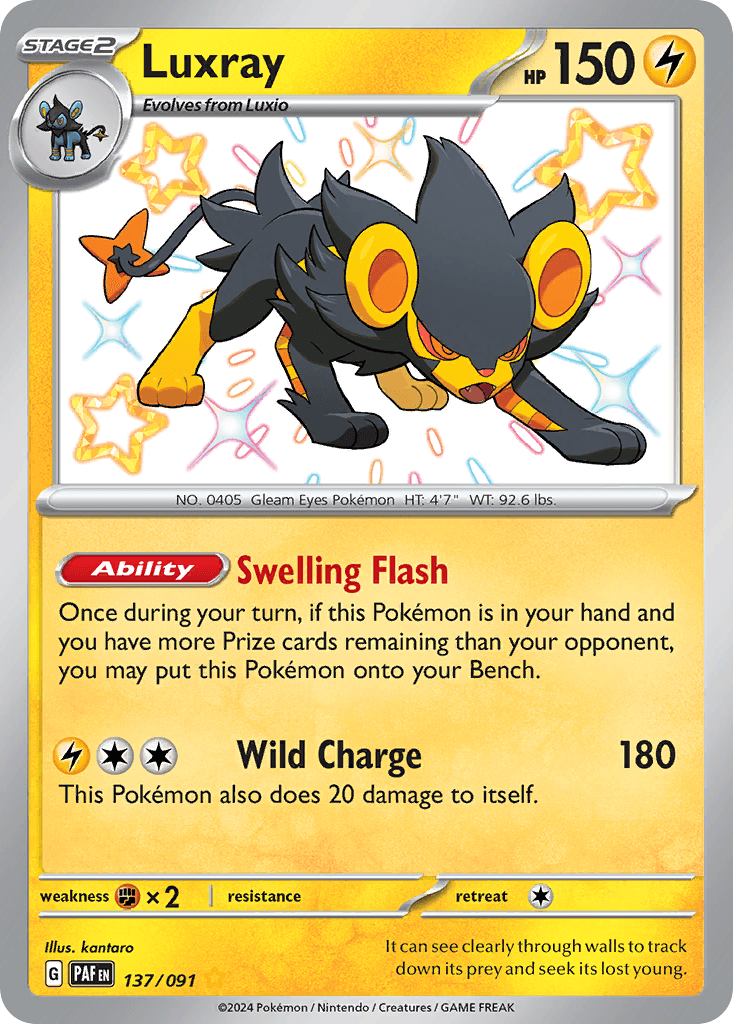 Luxray Paldean Fates