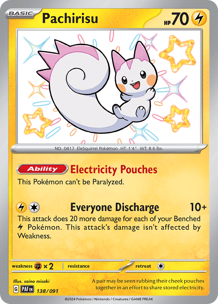 Pachirisu Paldean Fates