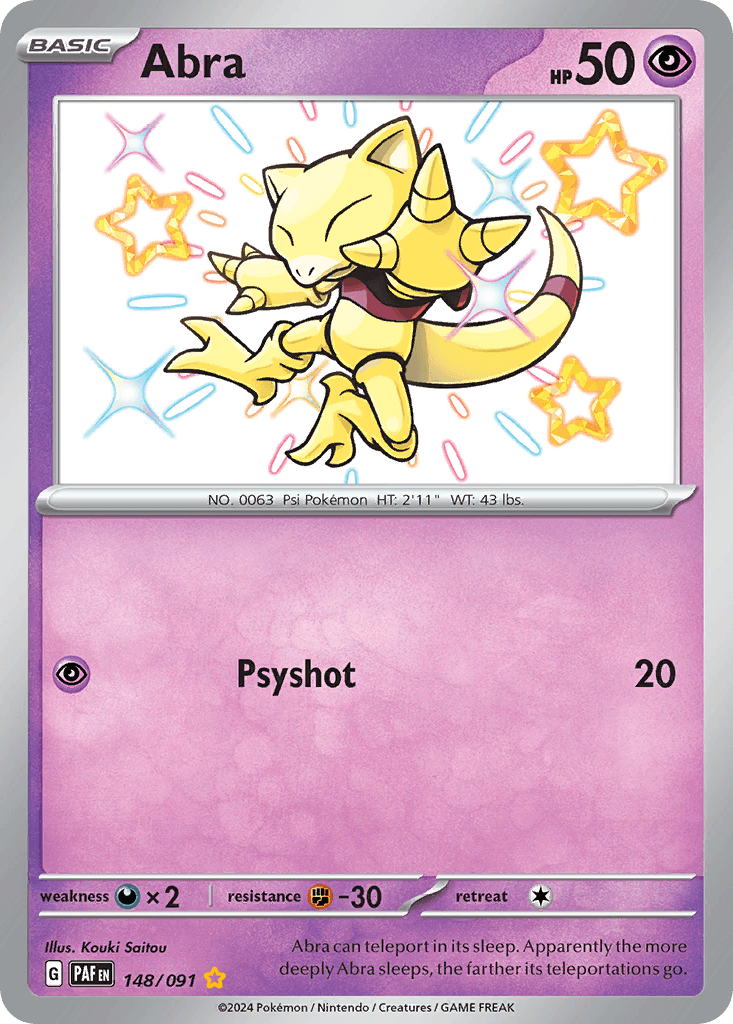 Abra Paldean Fates