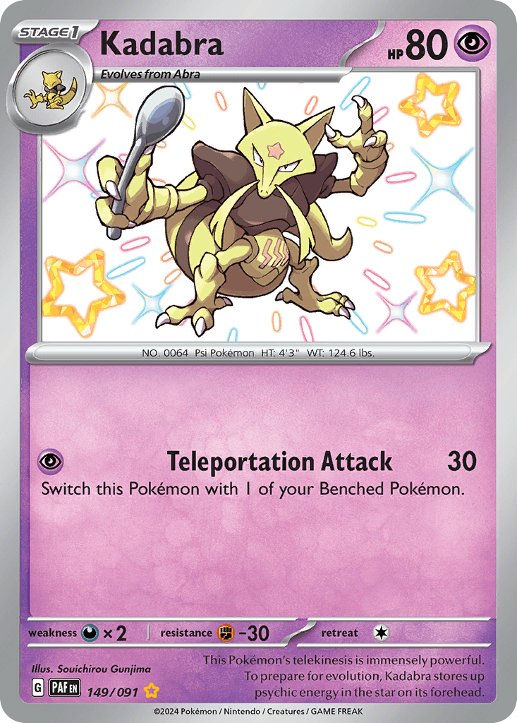 Kadabra Paldean Fates