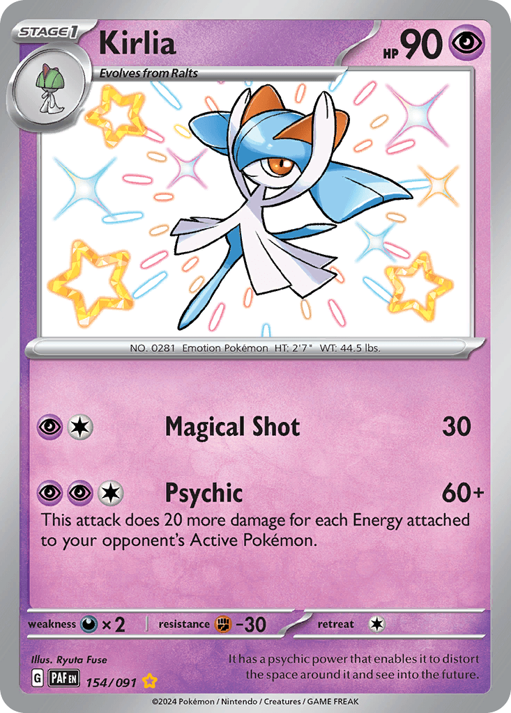 Kirlia Paldean Fates