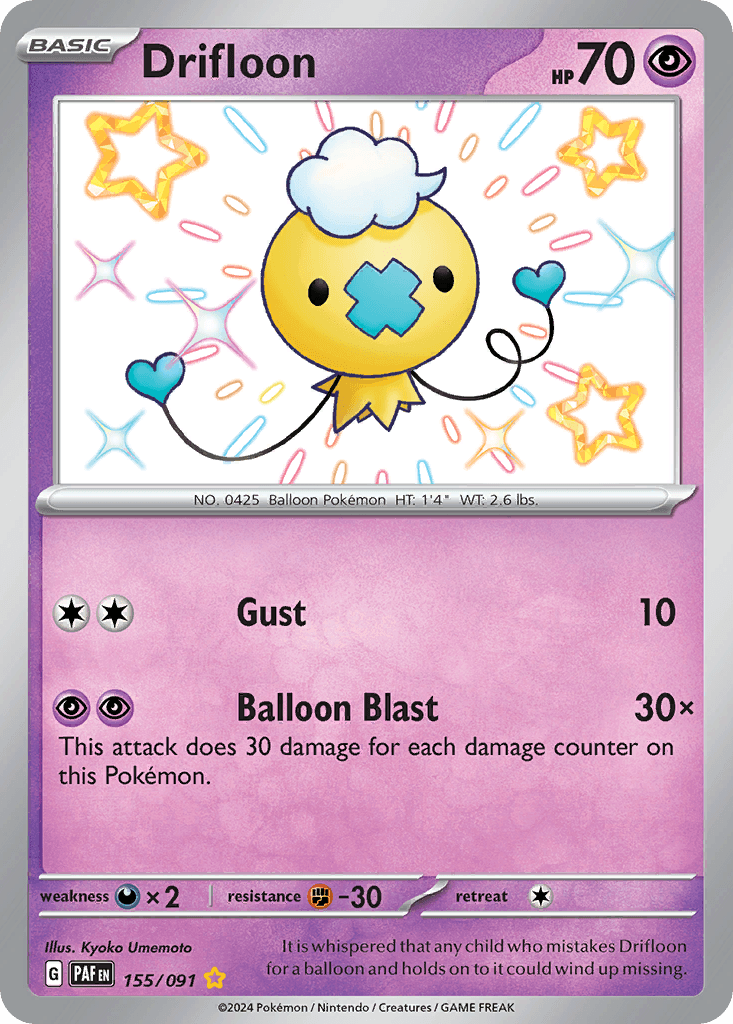 Drifloon Paldean Fates