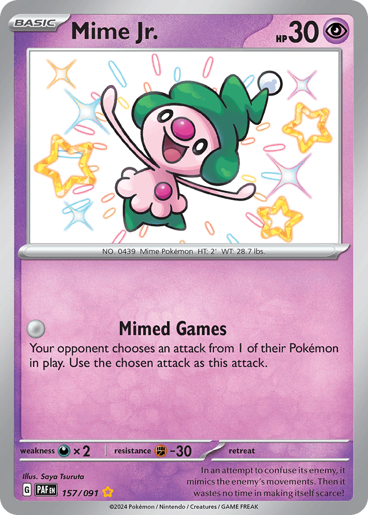 Mime Jr. Paldean Fates
