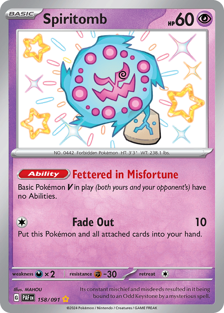Spiritomb Paldean Fates